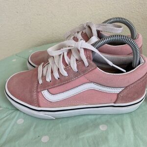 Vans Pink Old Skool Sneakers size 2